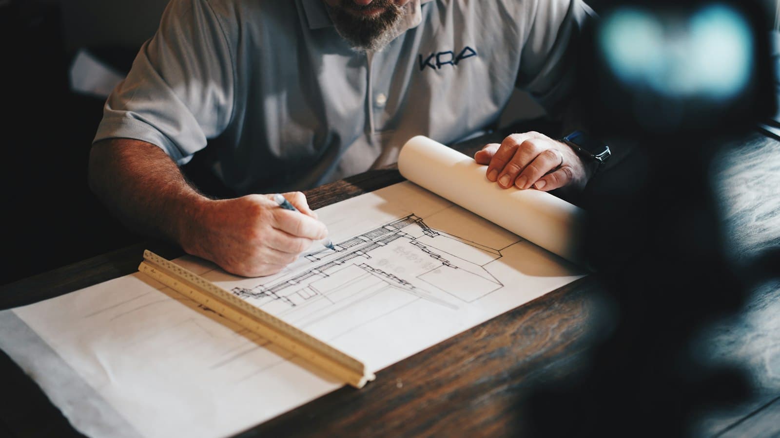 Architectural blueprint